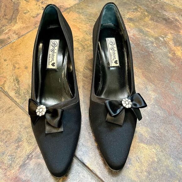 Brighton Zinnia Bow High Heels Size 8.5 M - Picture 2 of 2
